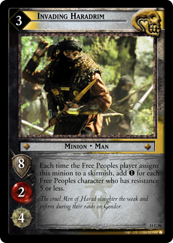 Invading Haradrim